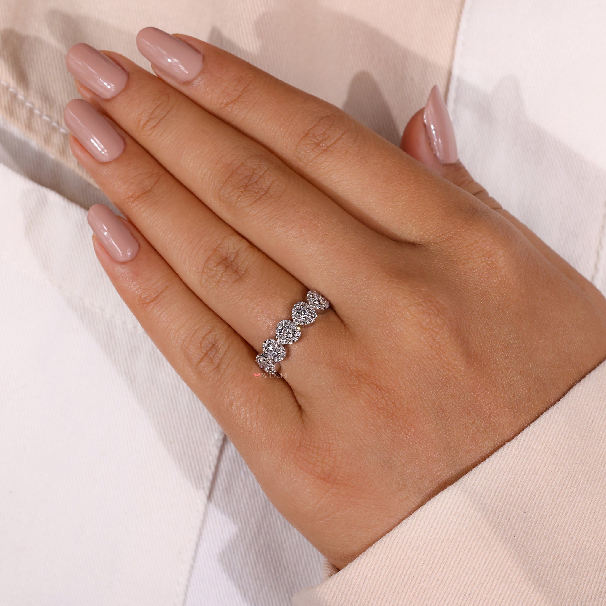 Custom wedding band designed for a personal touch.
