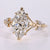 Marquise Lab Grown Diamond Engagement Ring Wrapping Vine Leaf, Nature-Inspired Ring