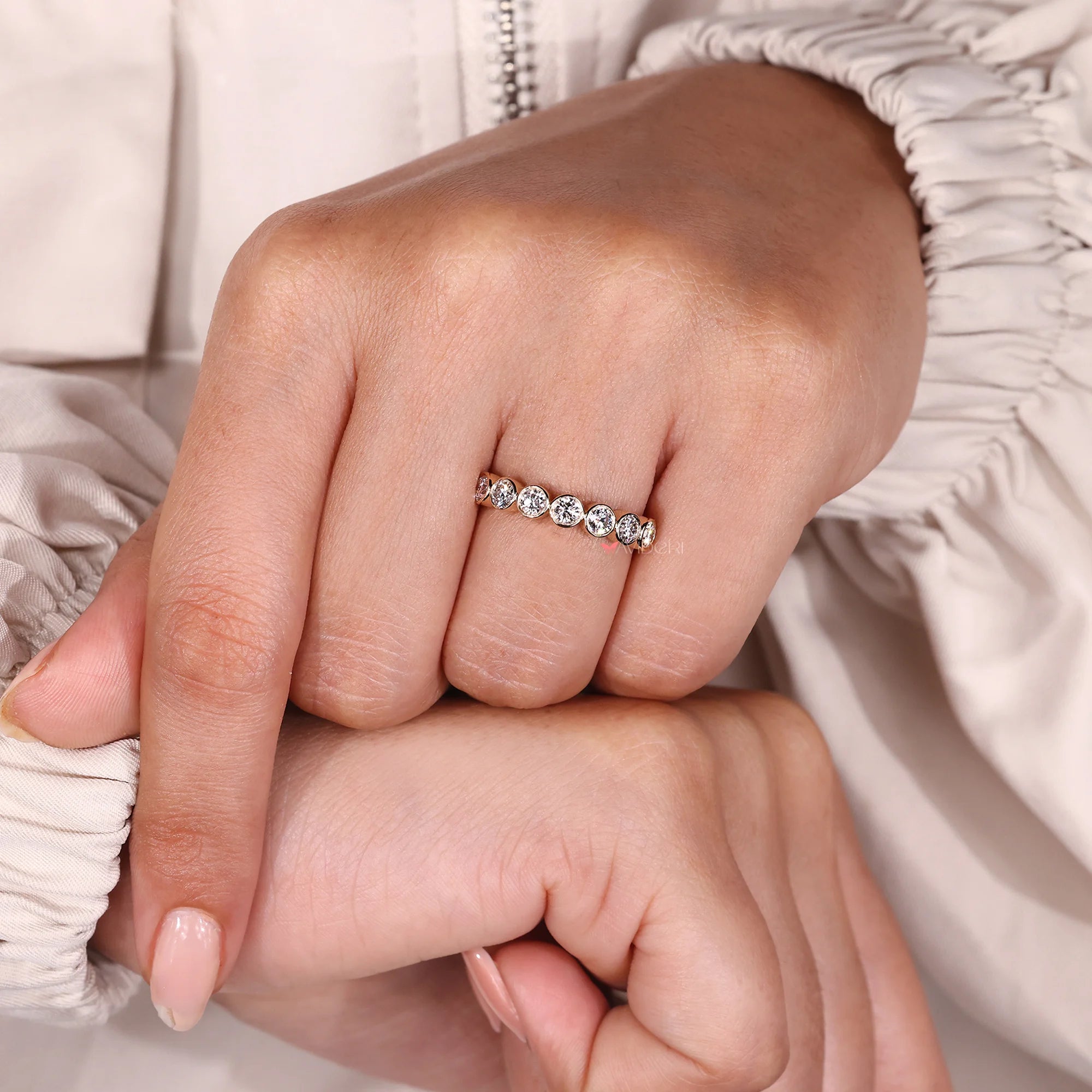 Avideri band with avideri wedding band.