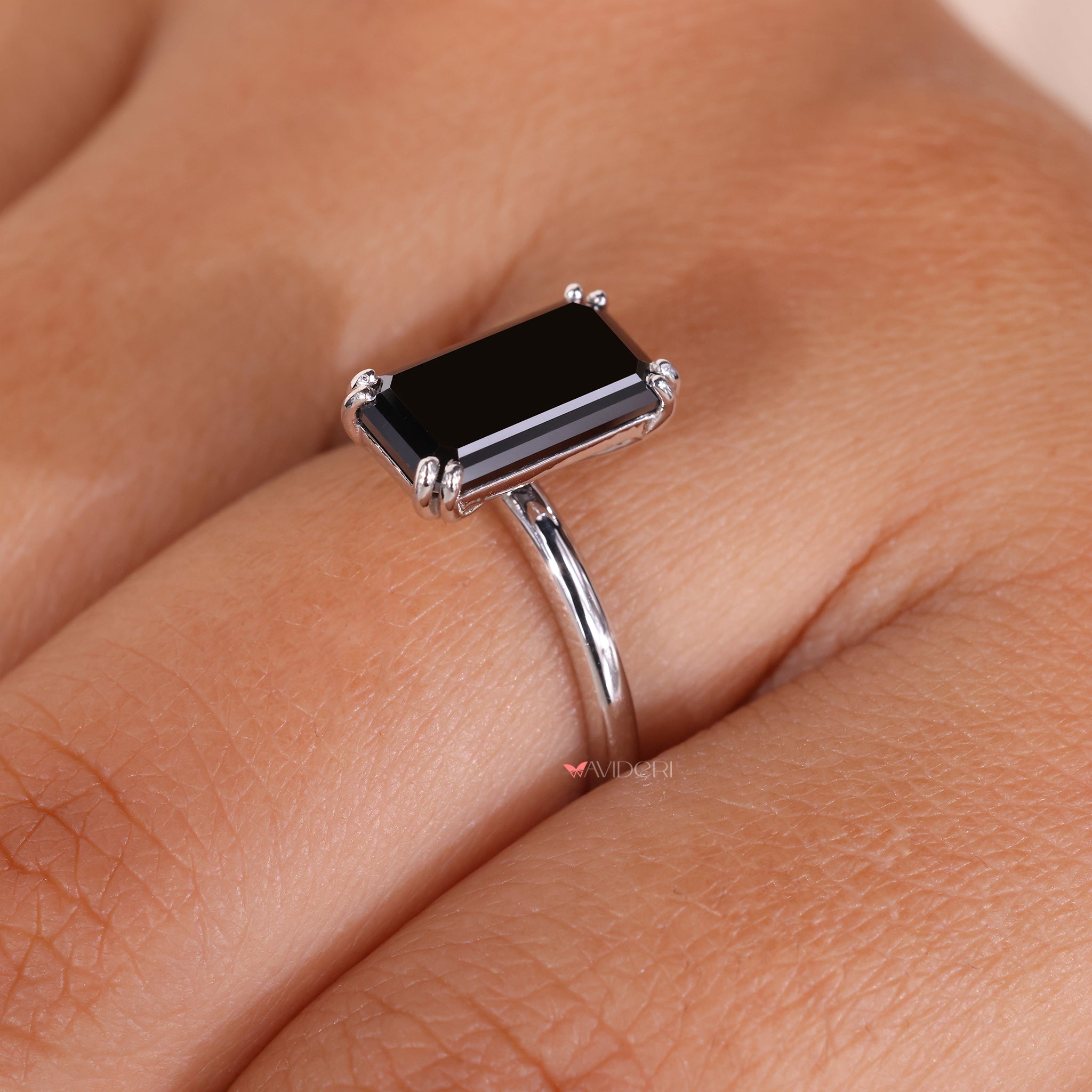 Personalized gifts for her with a custom emerald cut design

