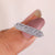 Lab diamond wedding band set in elegant white gold.
