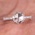 Rose cut diamond ring with a stunning pave diamond ring design, perfect for engagements and special moments.
