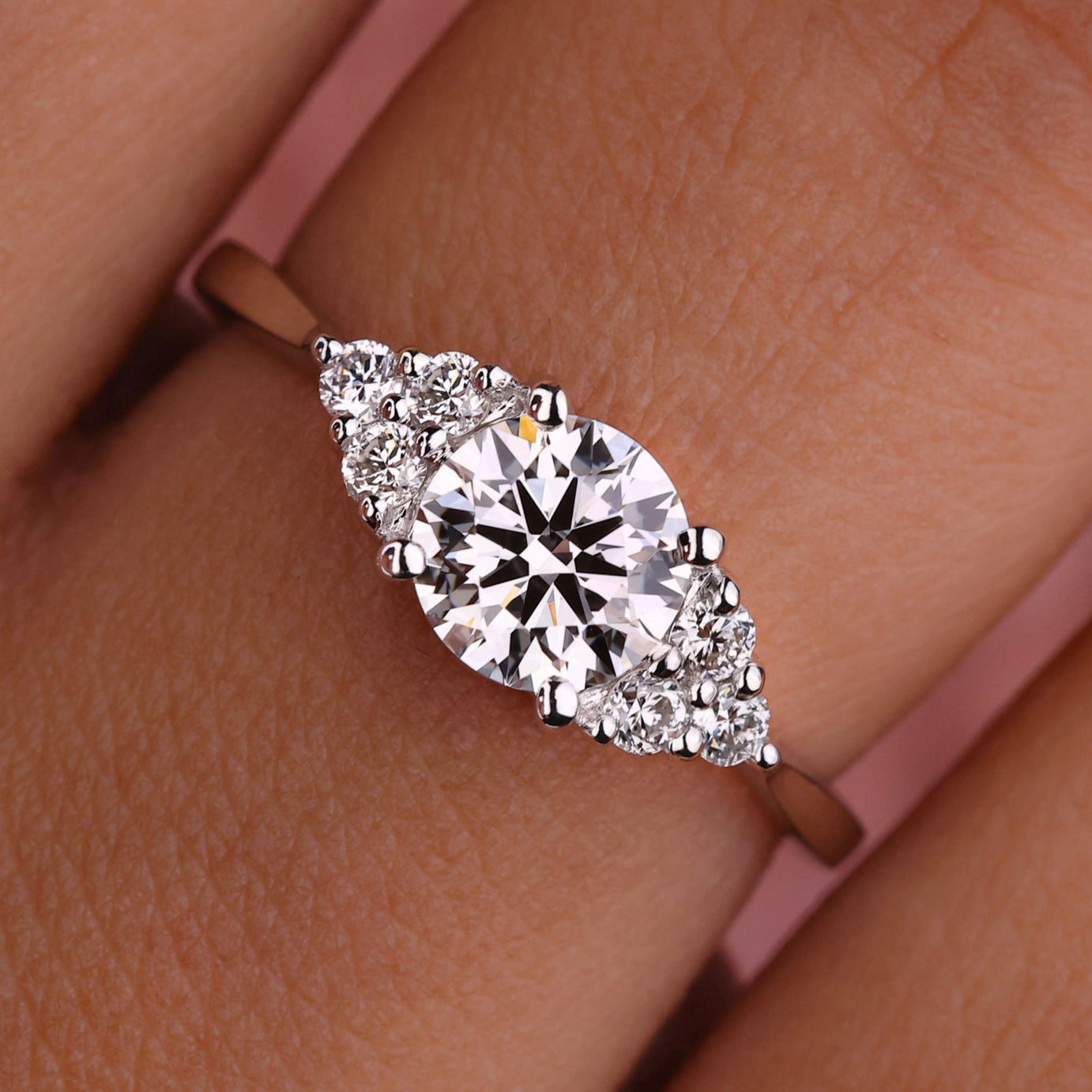 Round Diamond Ring showcasing timeless elegance in every detail.