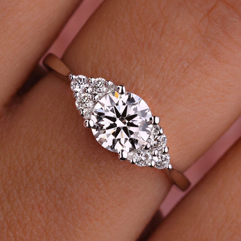 Round Diamond Ring showcasing timeless elegance in every detail.