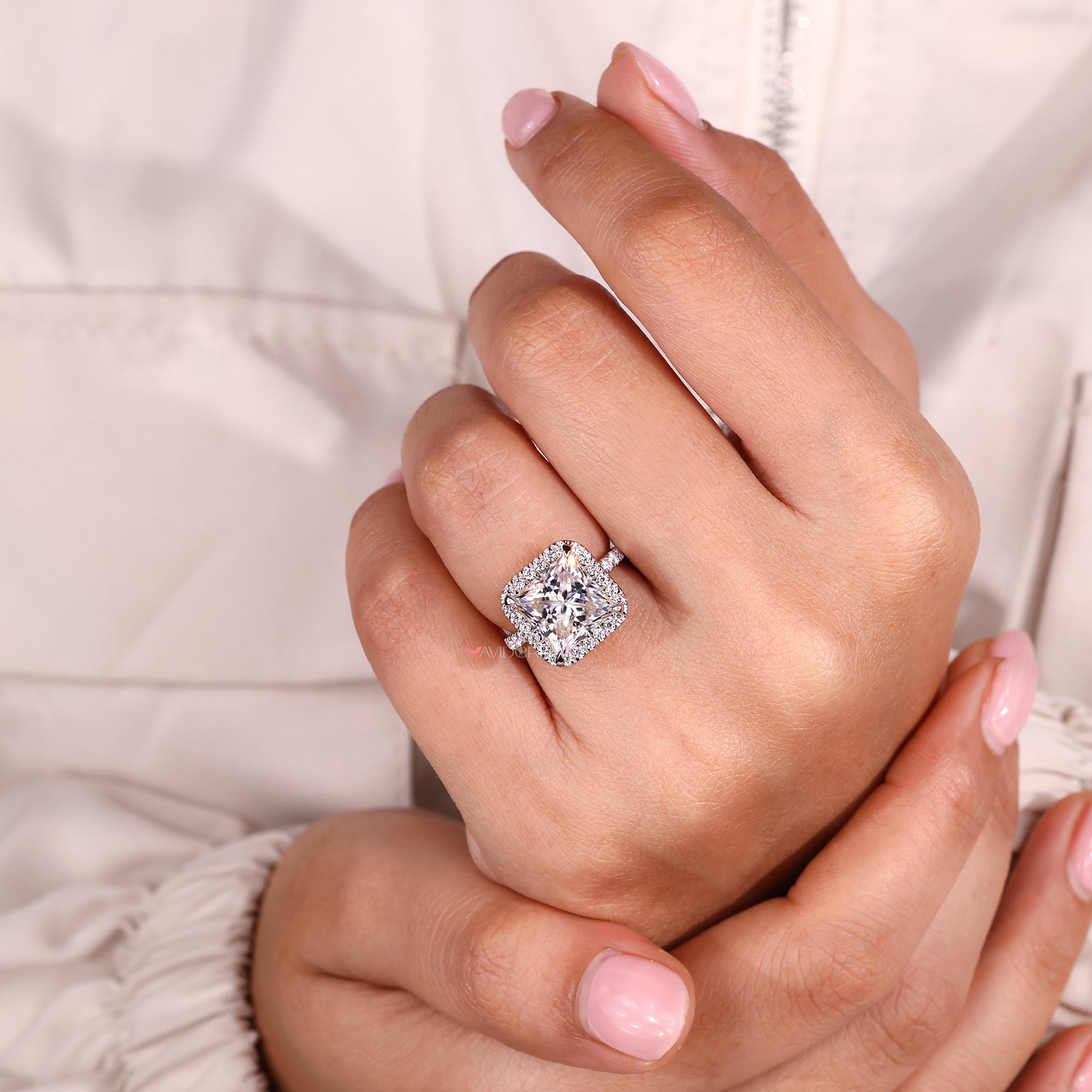 Handmade ring with handmade jewelry.