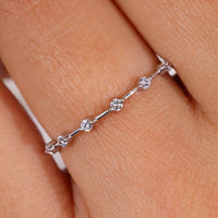 Round Cut Full Eternity Band