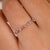 Full eternity band with round cut diamond band.