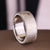 Men’s diamond wedding ring with double side pave.