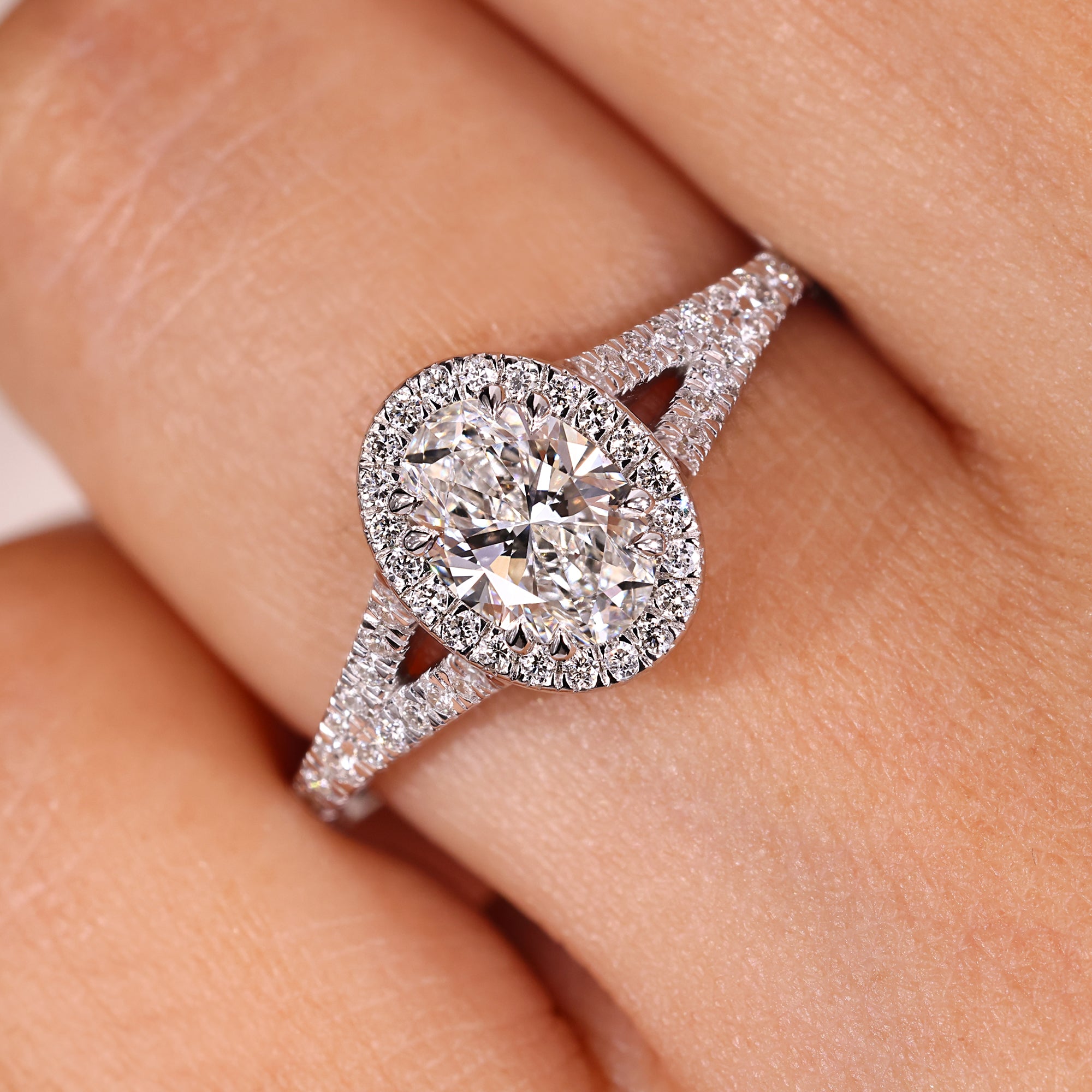 Handmade jewelry crafted in avideri engagement ring.