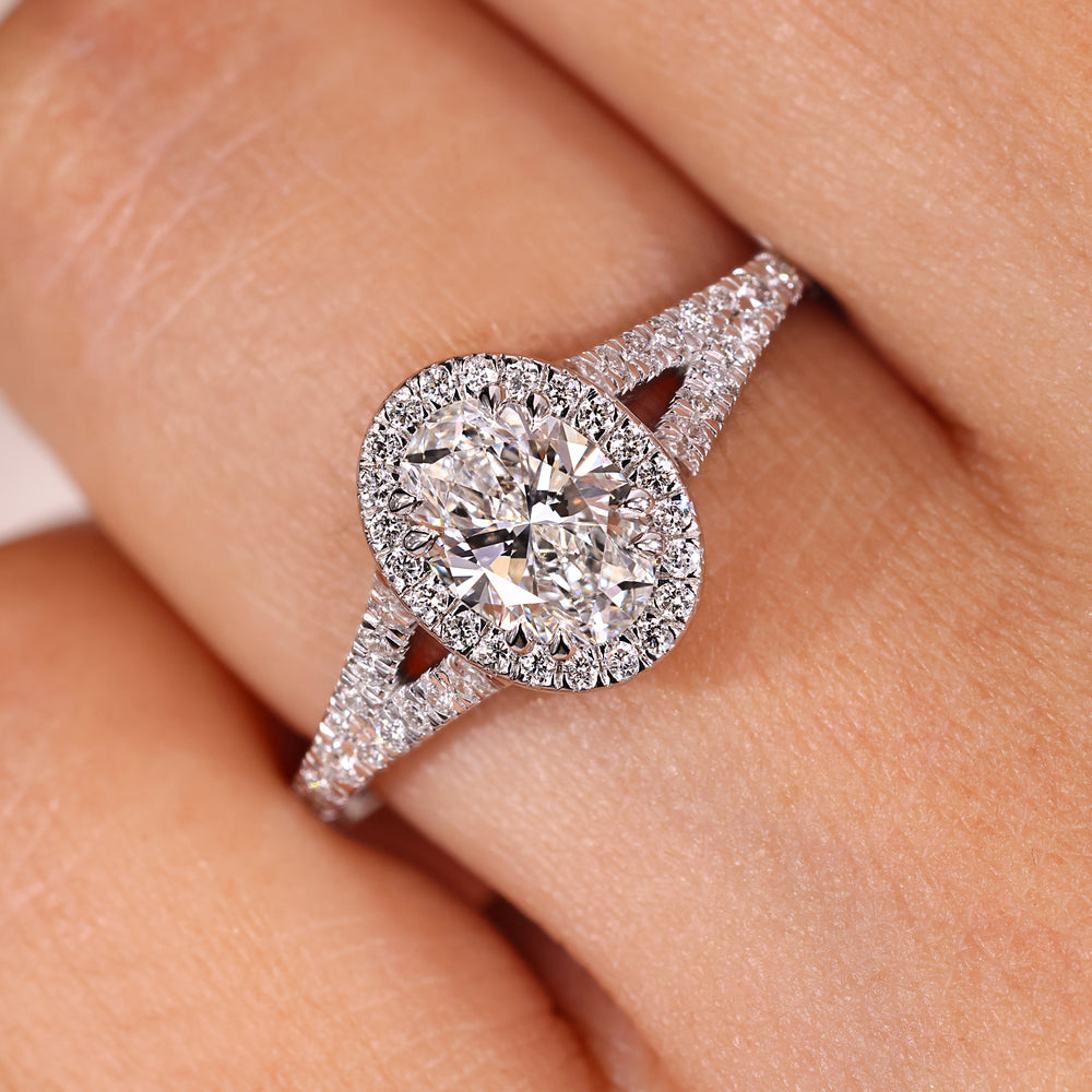Handmade jewelry crafted in avideri engagement ring.