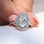 Prong setting ring featuring an oval cut diamond for extra brilliance.