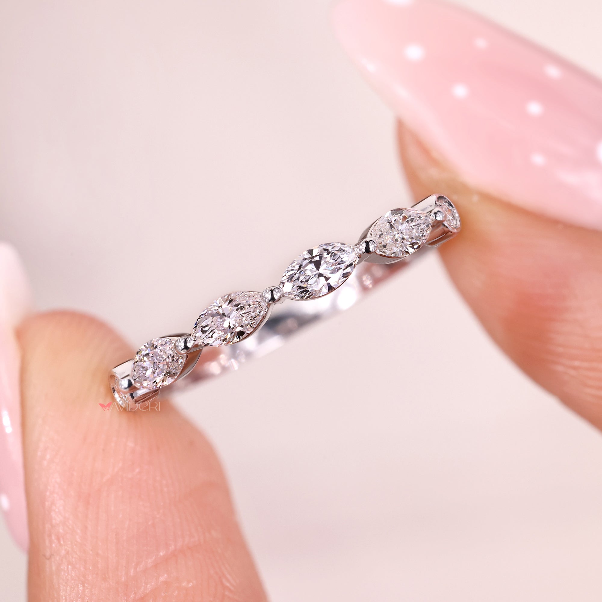 Handmade band created with expert craftsmanship for a one-of-a-kind look.