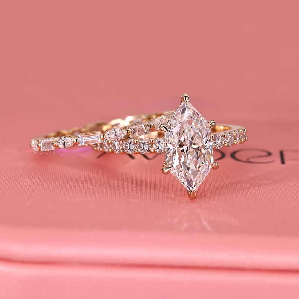 Hidden halo ring with pave setting ring.