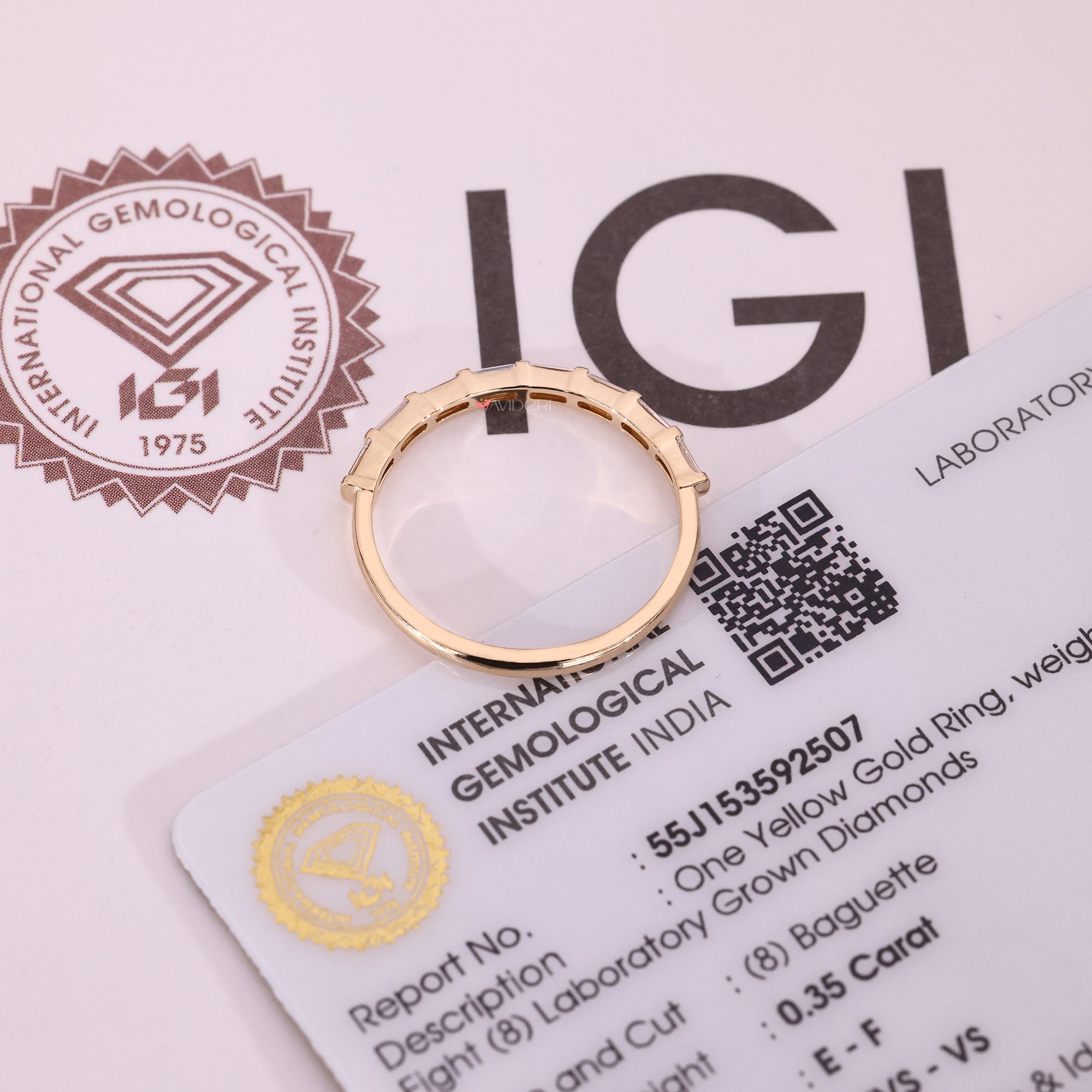 Yellow gold wedding band and bar set eternity band.