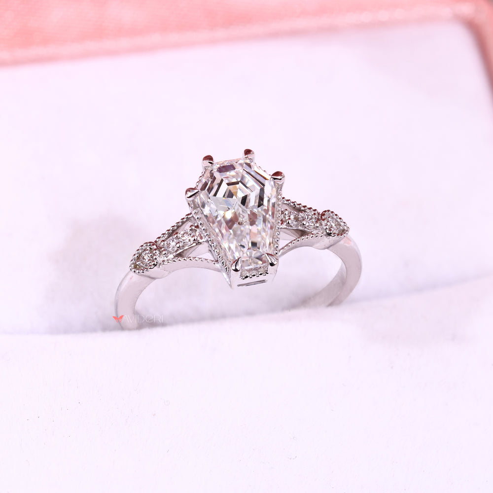 Handmade jewelry with avideri engagement ring.