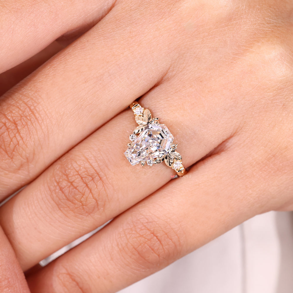 Handmade ring with detailed prong work.