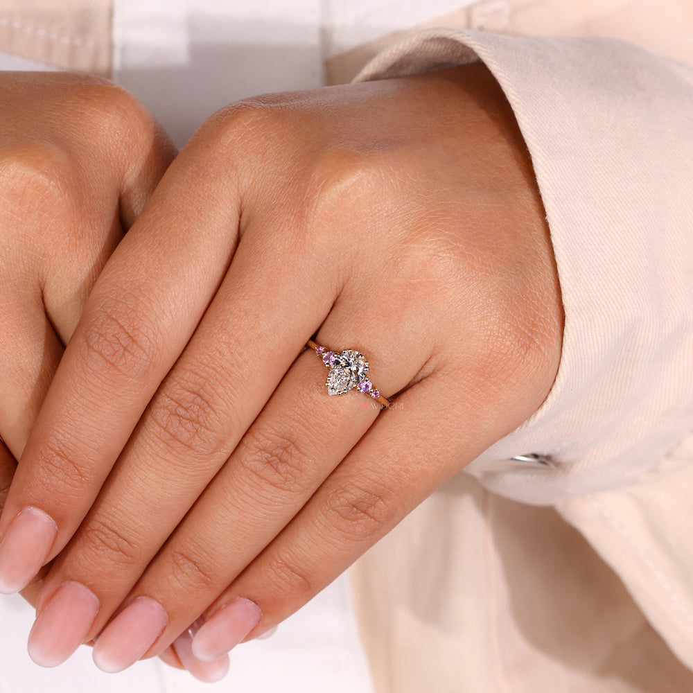 Handmade Avideri engagement ring featuring IGI-certified lab-grown diamonds and exceptional design.

