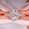 oval diamond engagement ring claw prong avideri ring
