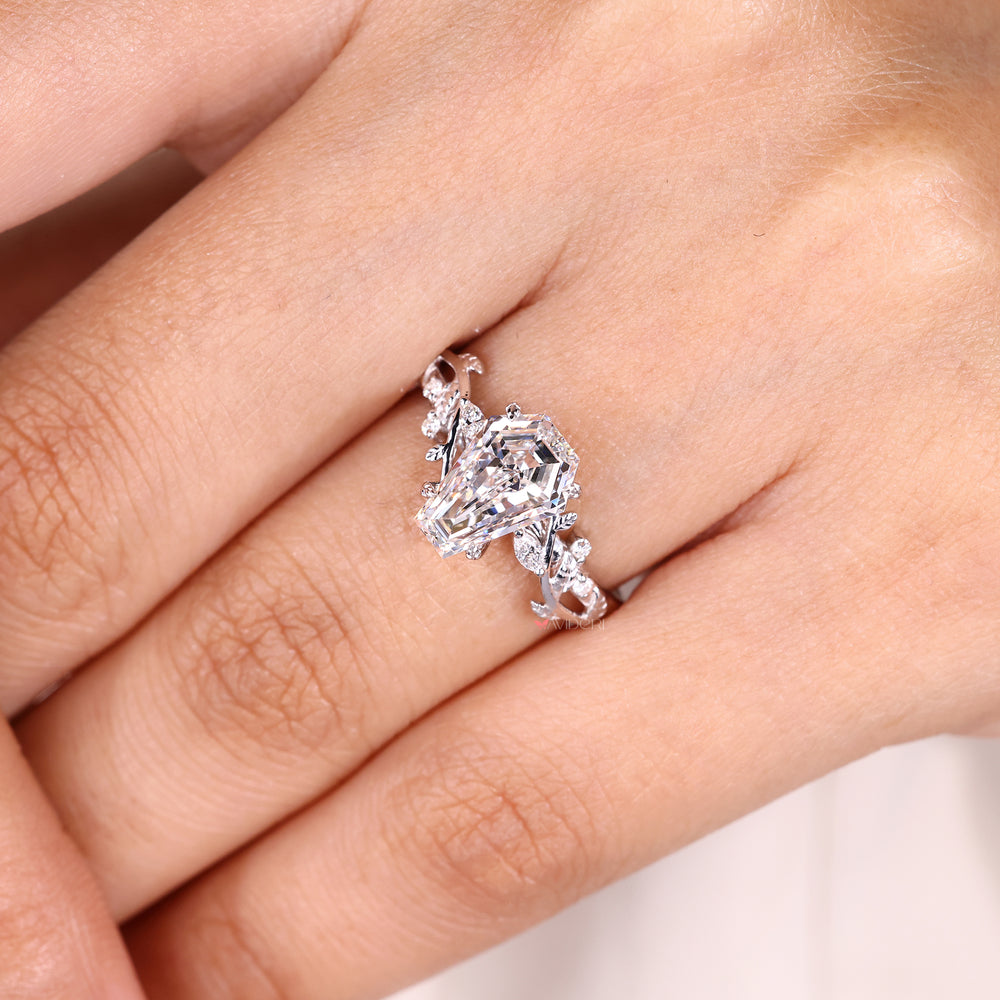 Buy engagement ring with filigree ring.