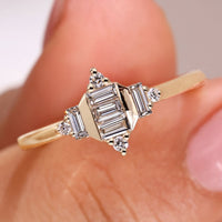 Baguette Diamond Ring - Chic and Minimalist