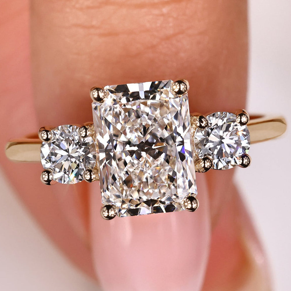 Stunning radiant cut diamond ring for timeless elegance
