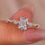 Radiant engagement ring with a brilliant design and timeless elegance.
