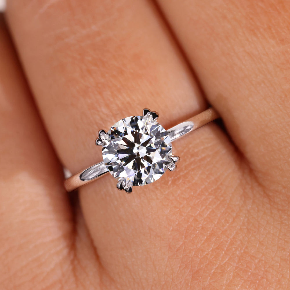 Solitare Engagement Ring Round Cut Diamond Buy Engagement Ring
