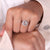 Rose Cut Diamond Ring featuring a classic design in a stunning white gold band.