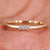 Round diamond band in a sleek, classic setting.
