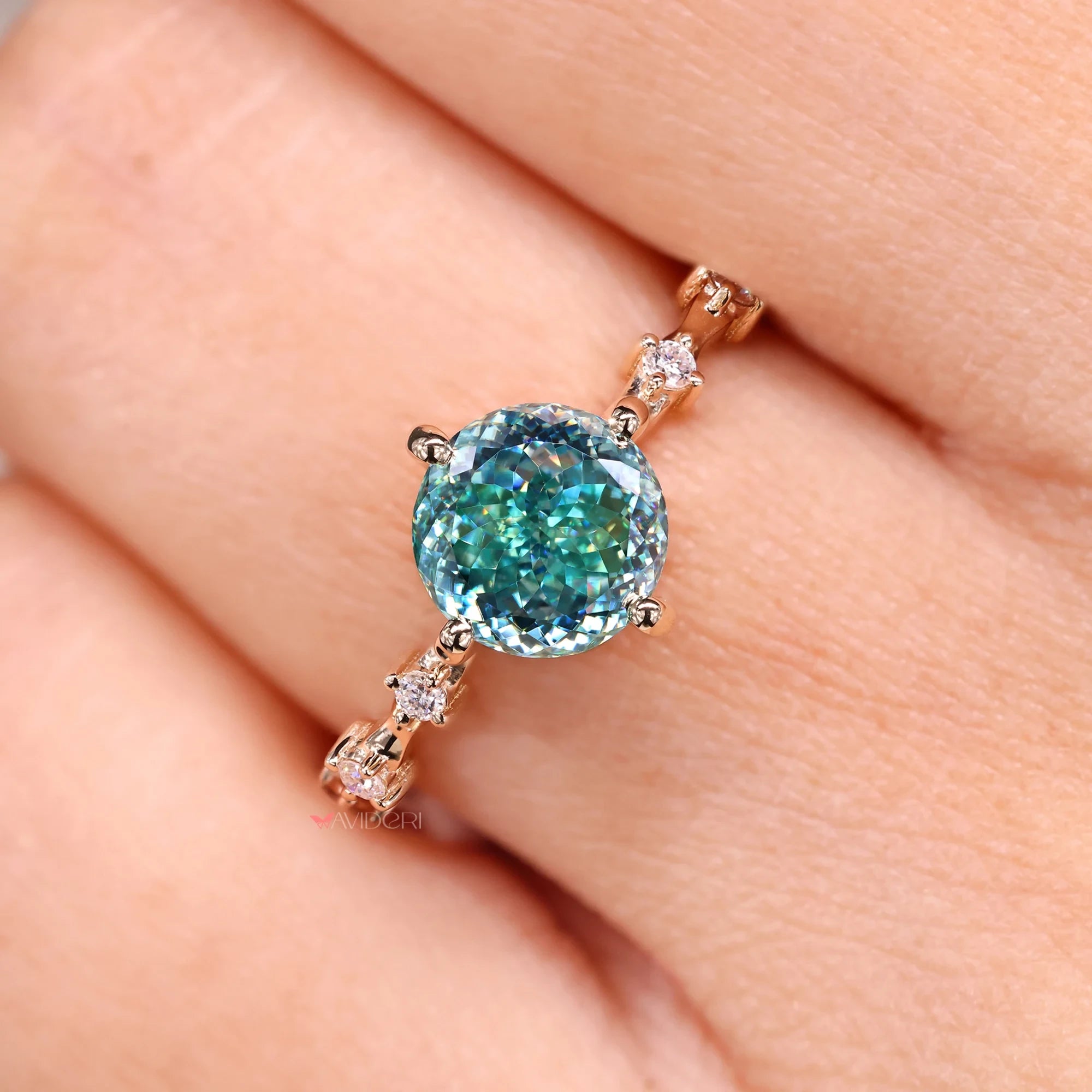 portuguese cut ring moissanite wedding ring handmade ring.