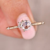 Muse Ring With Round Rose Cut
