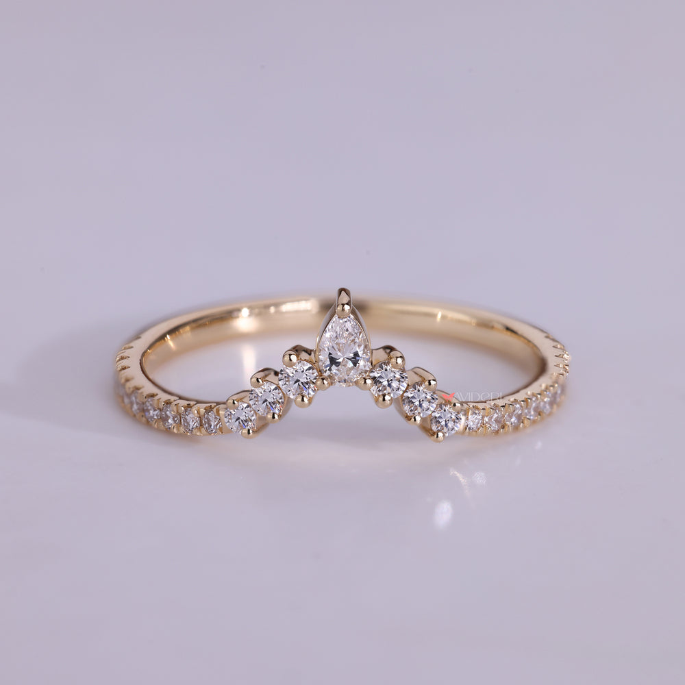 A classic lab created diamond wedding band, designed to symbolize everlasting love with its exquisite craftsmanship.
