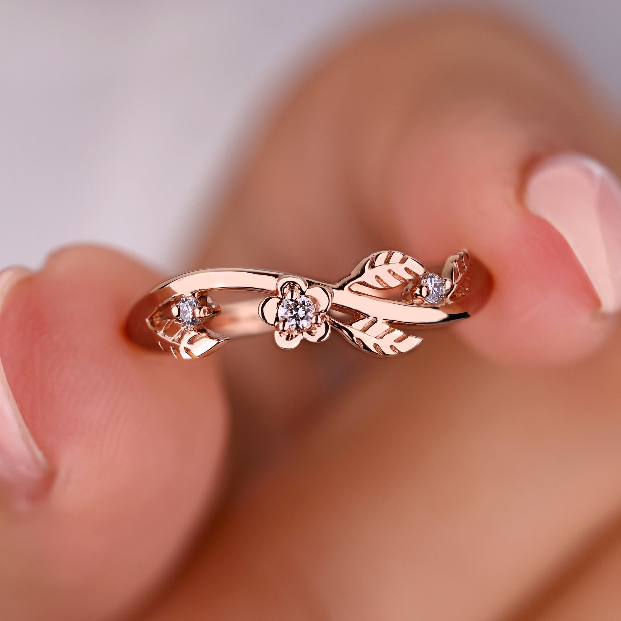 Lab Grown Diamond band with eco-friendly brilliance.
