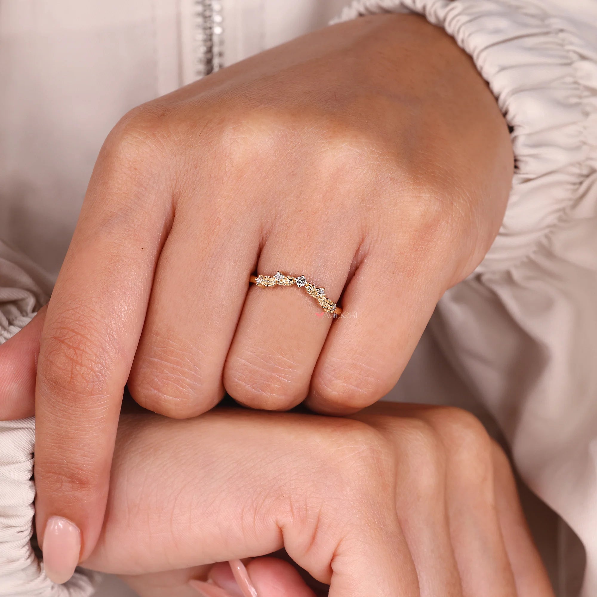 Avideri band with avideri wedding band.