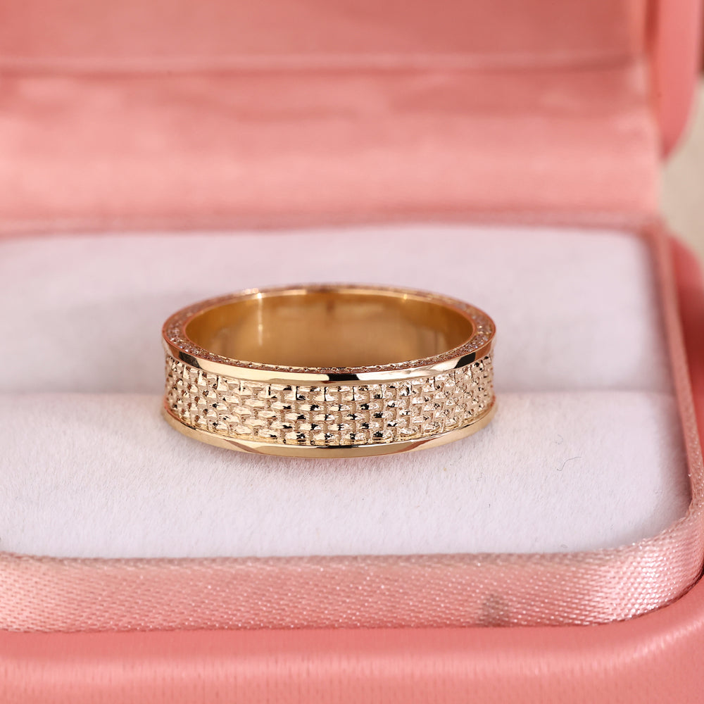 Net setting mens ring designed with custom lab grown diamond style.