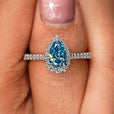 Pear Halo Engagement Ring with a stunning design for timeless elegance.