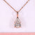 Pear diamond pendant with solitaire diamond pendant.