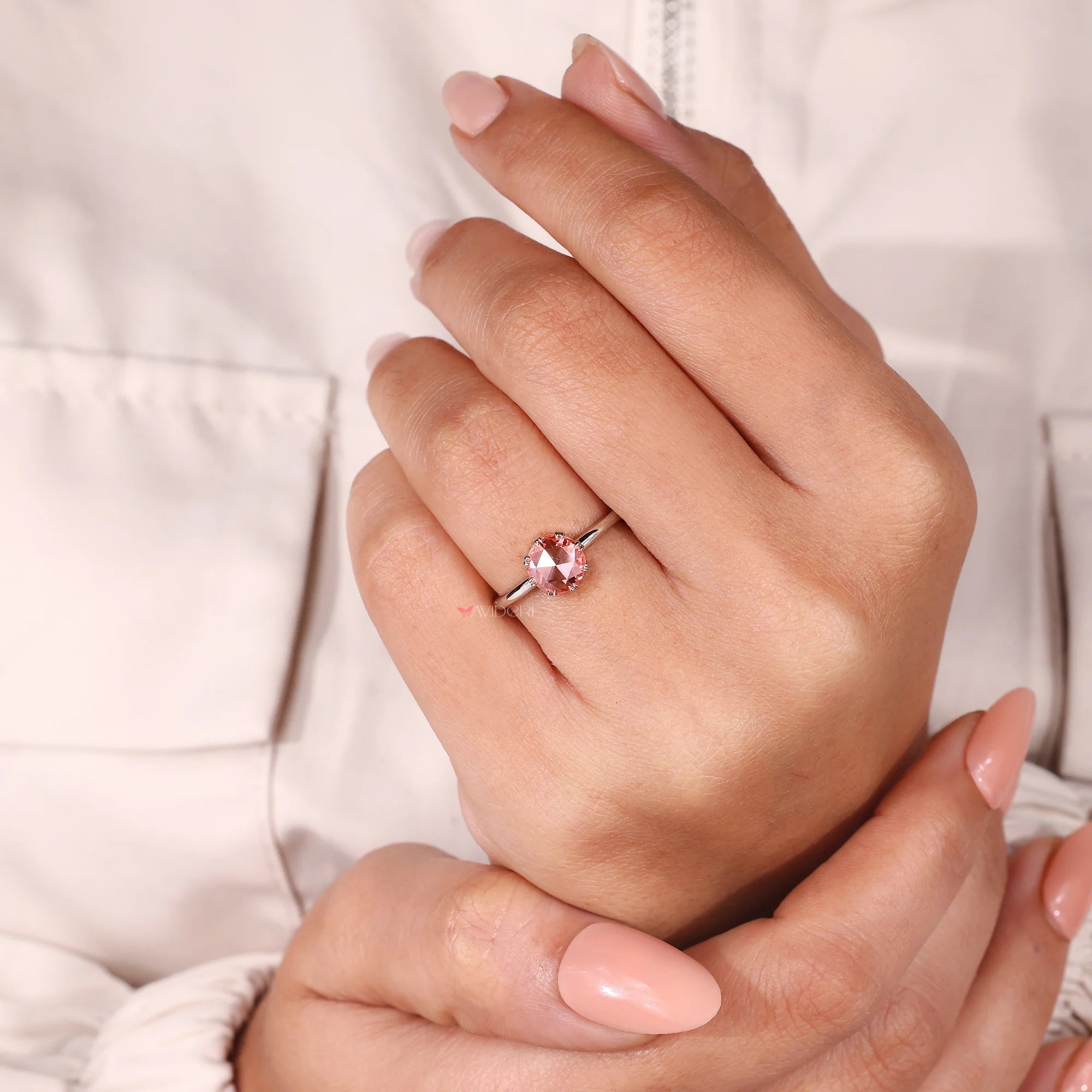 Handmade ring with handmade jewelry.