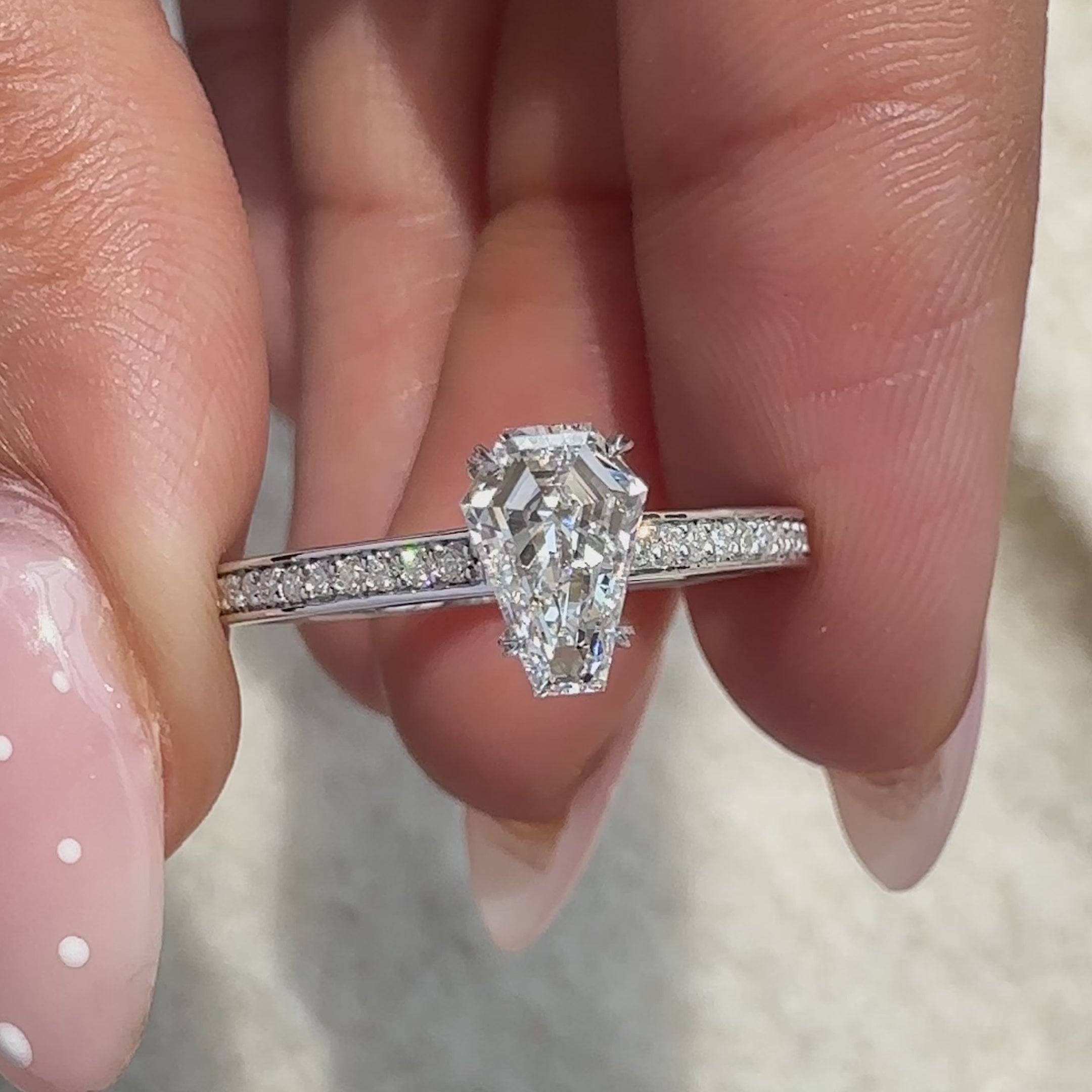 IGI certified with Buy engagement ring.