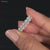 Elegant half eternity band in yellow gold.
