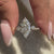 Marquise diamond ring with IGI certified Lab Grown Diamond and shared prong setting.