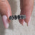 Avideri wedding band crafted as half eternity wedding band.