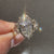 Avideri marquise diamond ring with double prongs and milgrain

