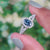 Halo Oval Ring Engagement In White Gold