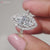 Marquise engagement ring featuring a sparkling center stone
