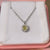 Canary yellow moissanite pendant with a bold and bright shine.
