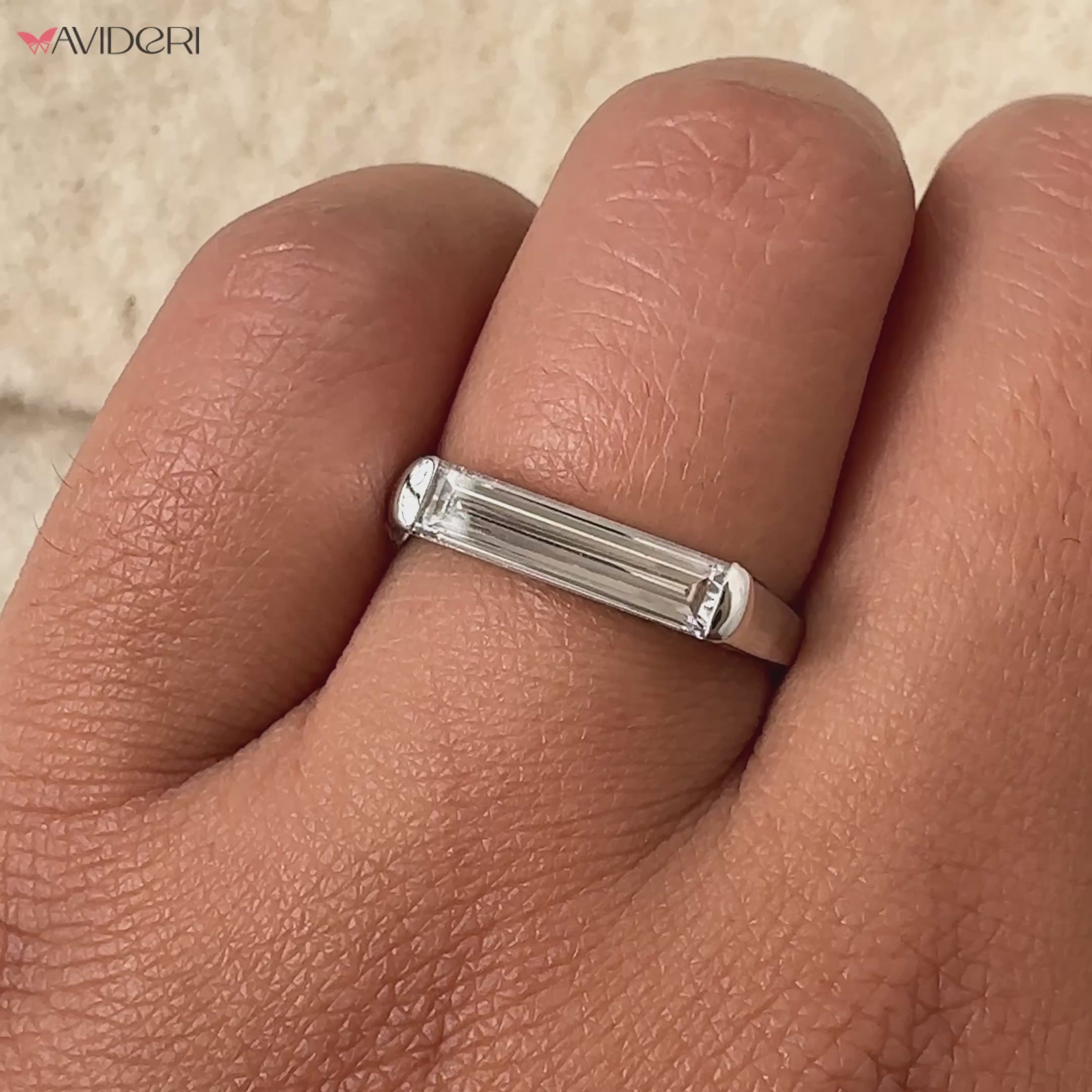 Elegant Avideri engagement ring crafted to celebrate your love story.