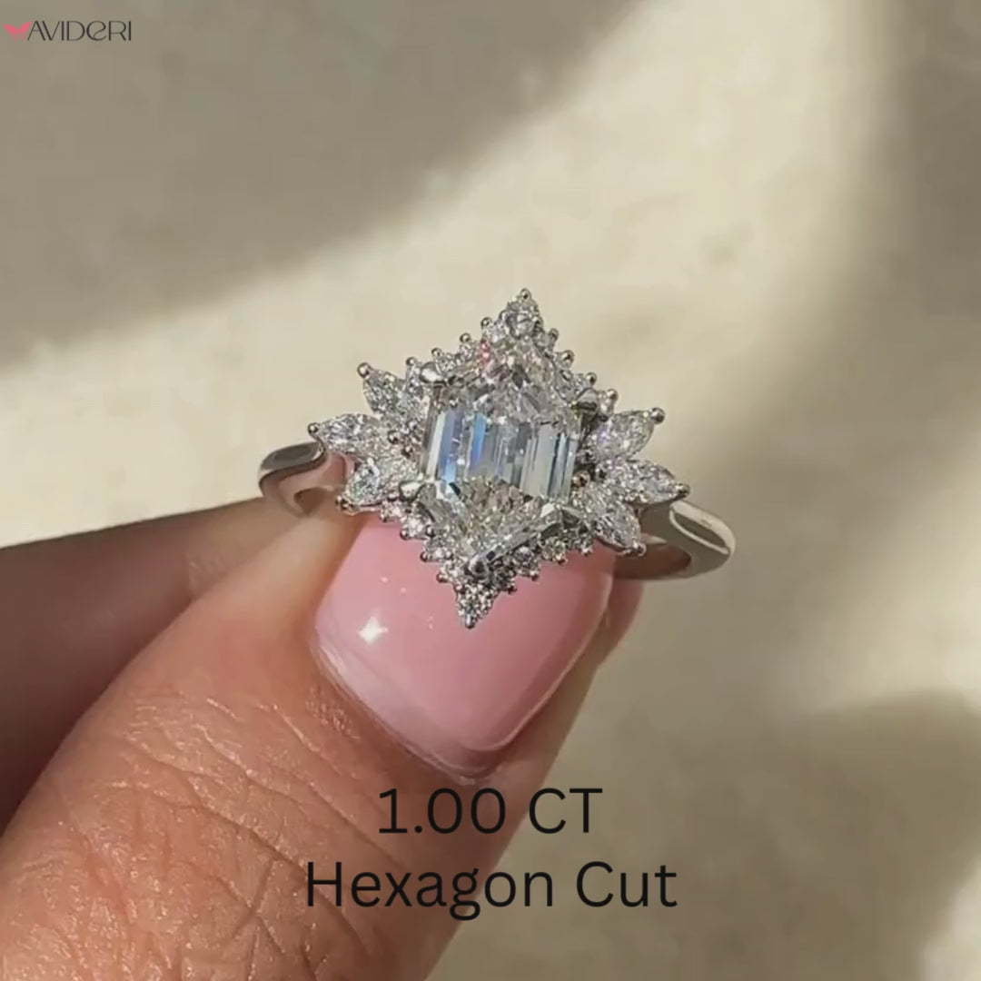 Lab-grown diamond ring with IGI certified design.
