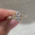 IGI certified marquise diamond ring handmade.

