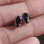 Avideri earrings with coffin earrings in white gold for a classic look